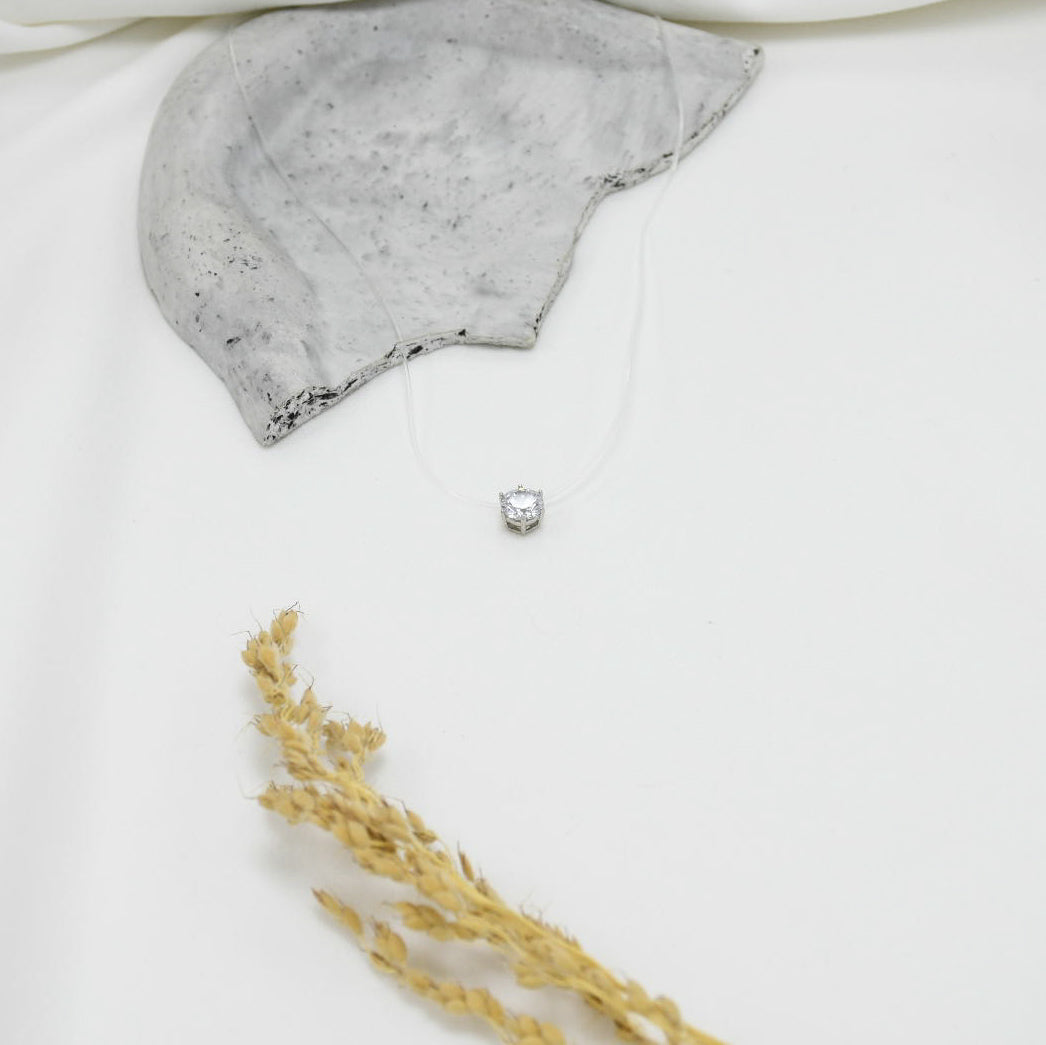 COLLAR SILVER CADENA INVISIBLE