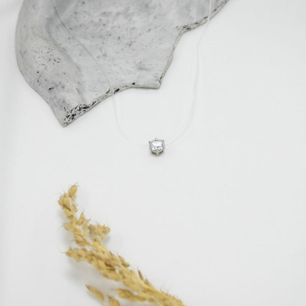 COLLAR SILVER CADENA INVISIBLE