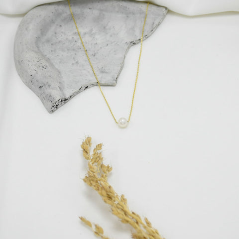 COLLAR GOLD PEARLGIRL