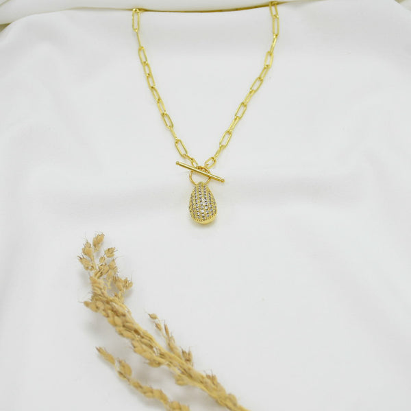 COLLAR GOLD GOTITA CHUNKY