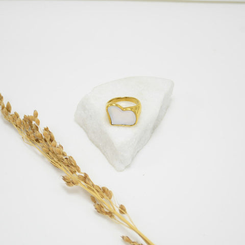 ANILLO GOLD CHUNKY AMORE
