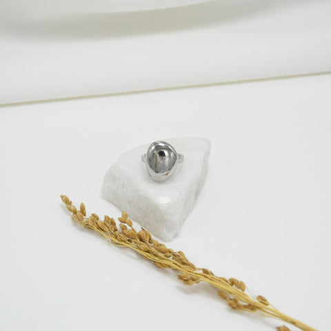 ANILLO SILVER CHUNKY XIMENA
