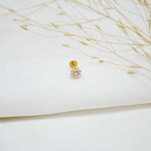 PIERCING DE TITANIO GOLD PAULA