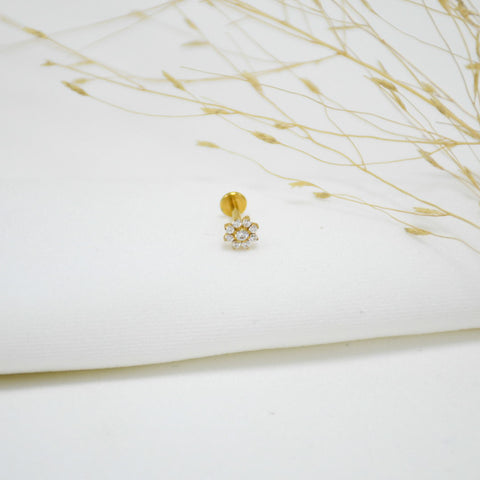 PIERCING DE TITANIO GOLD PAULA