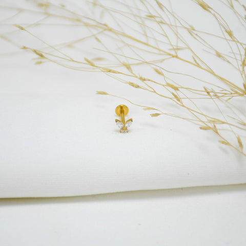 PIERCING DE TITANIO GOLD TIARA
