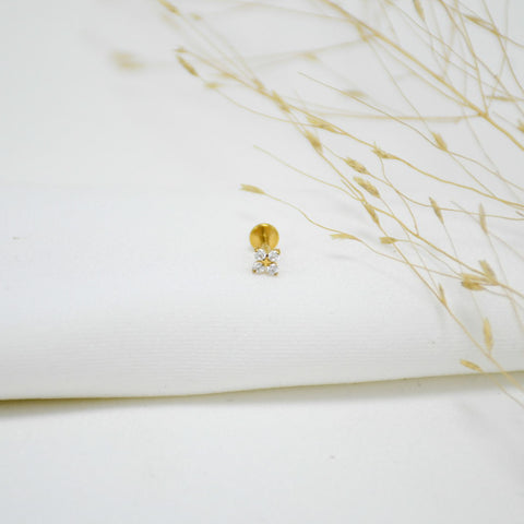 PIERCING DE TITANIO GOLD OLIVIA