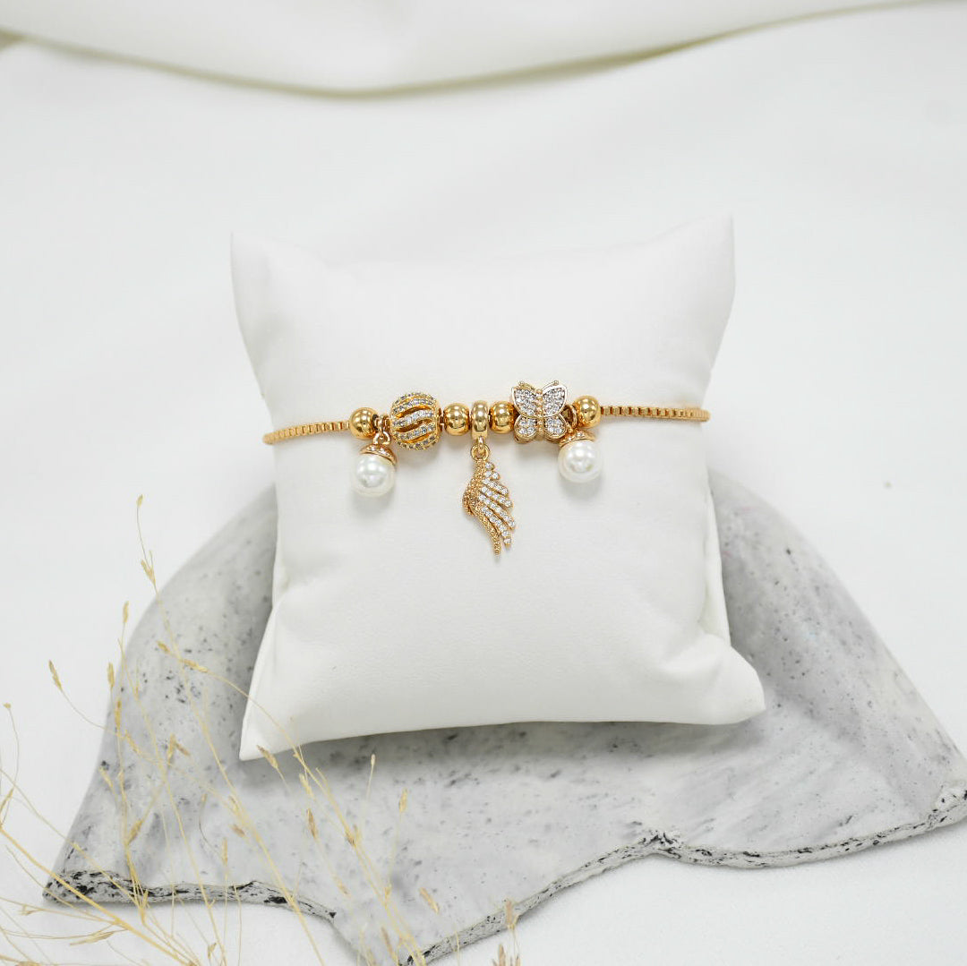 PULSERA GOLD MINI PANDORA ANGEL
