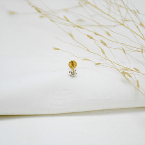 PIERCING DE TITANIO GOLD CECILIA