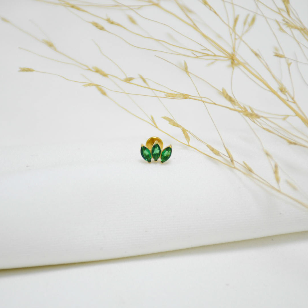 PIERCING DE TITANIO GOLD AMIRA