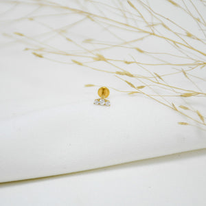 PIERCING DE TITANIO GOLD DARLING