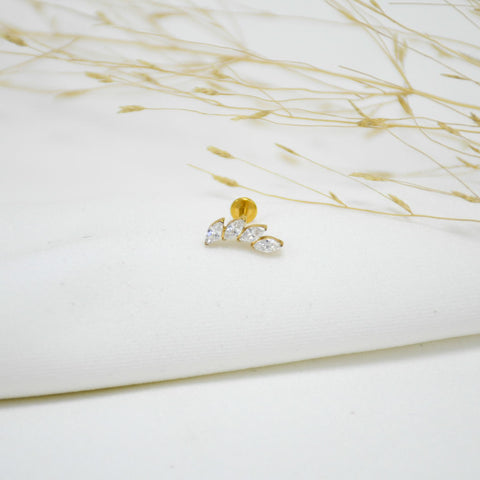 PIERCING DE TITANIO GOLD NEFASIS