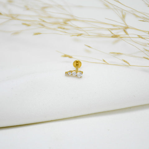 PIERCING DE TITANIO GOLD NADIRA