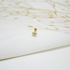 PIERCING DE TITANIO GOLD PATTY