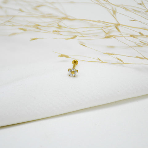 PIERCING DE TITANIO GOLD PATTY