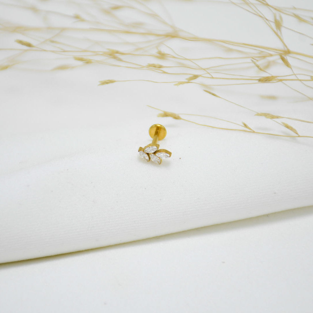 PIERCING DE TITANIO GOLD TARSILA