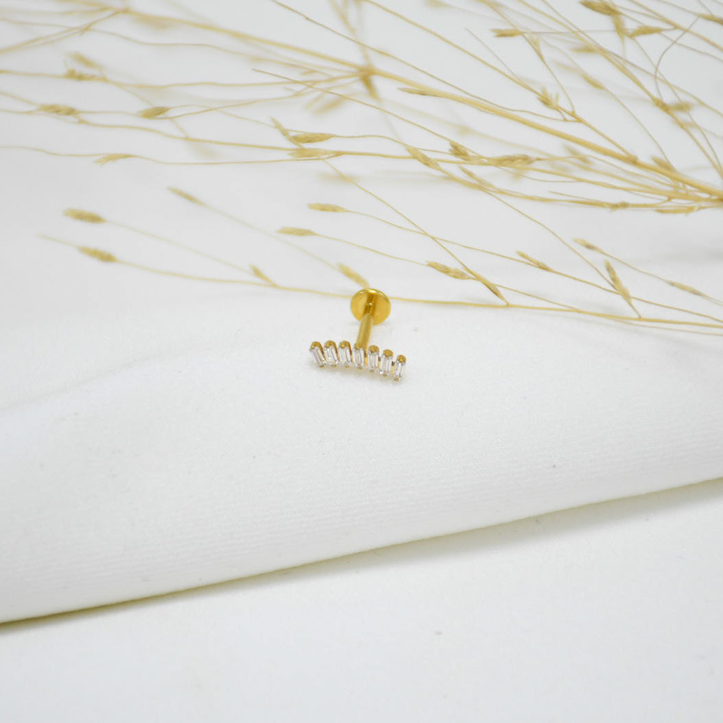 PIERCING DE TITANIO GOLD NOA