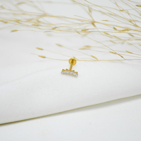 PIERCING DE TITANIO GOLD ILIA