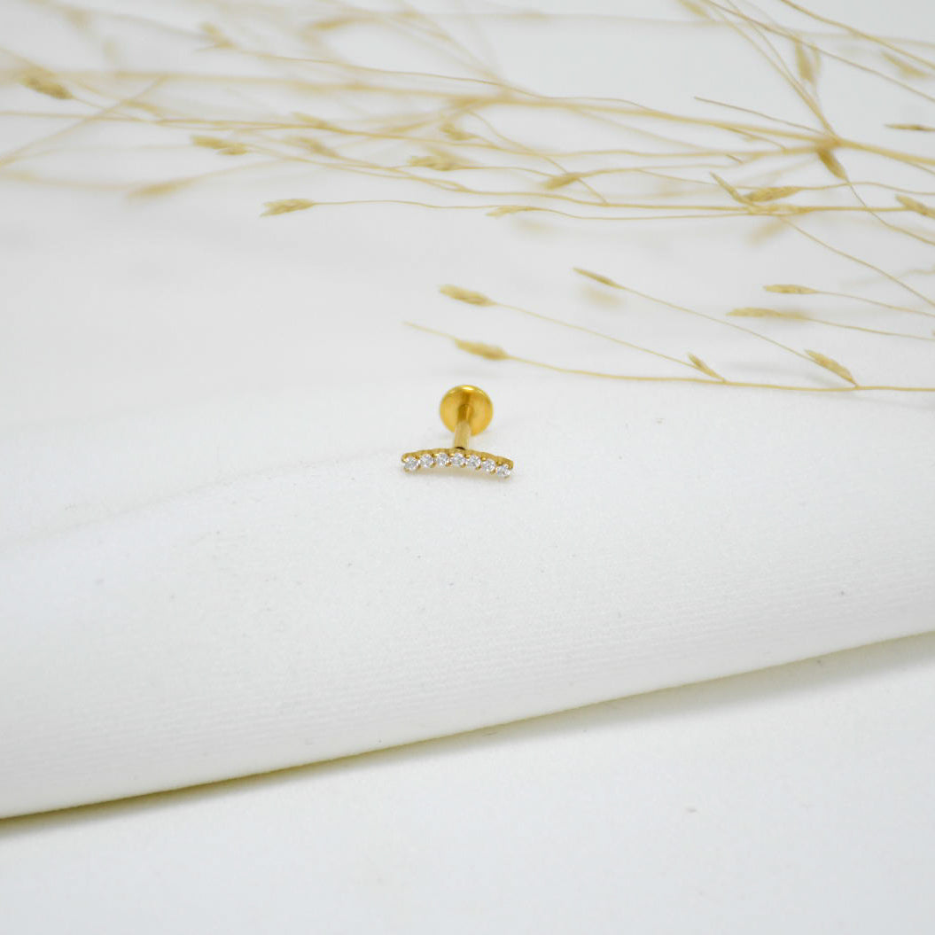 PIERCING DE TITANIO GOLD DARRY