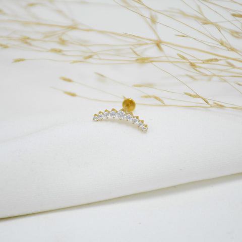 PIERCING DE TITANIO GOLD SARA