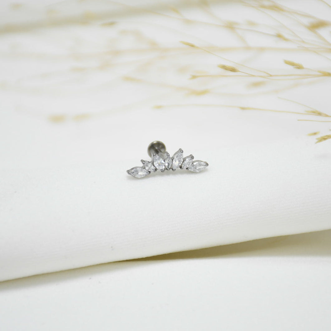 PIERCING DE TITANIO SILVER LILIANA