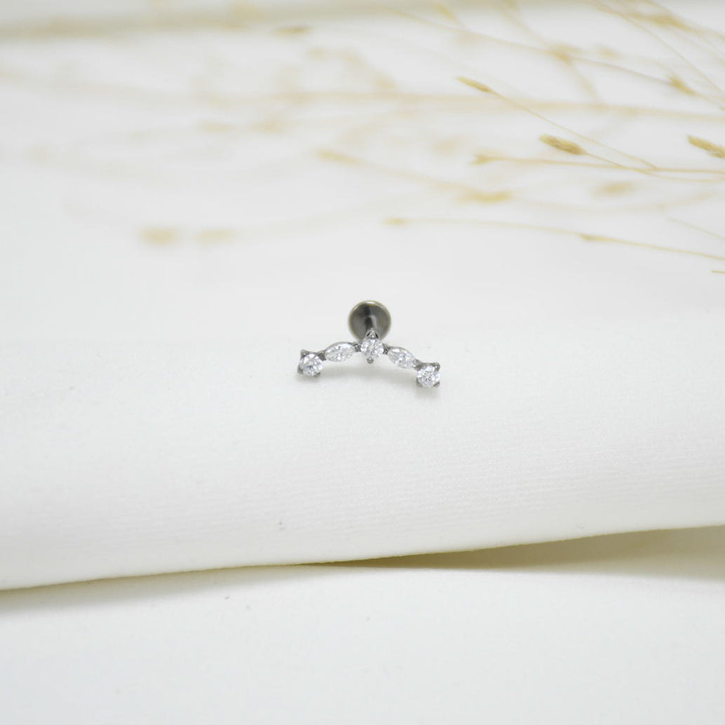PIERCING DE TITANIO SILVER SALMA