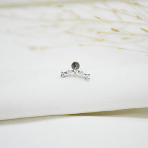 PIERCING DE TITANIO SILVER SALMA