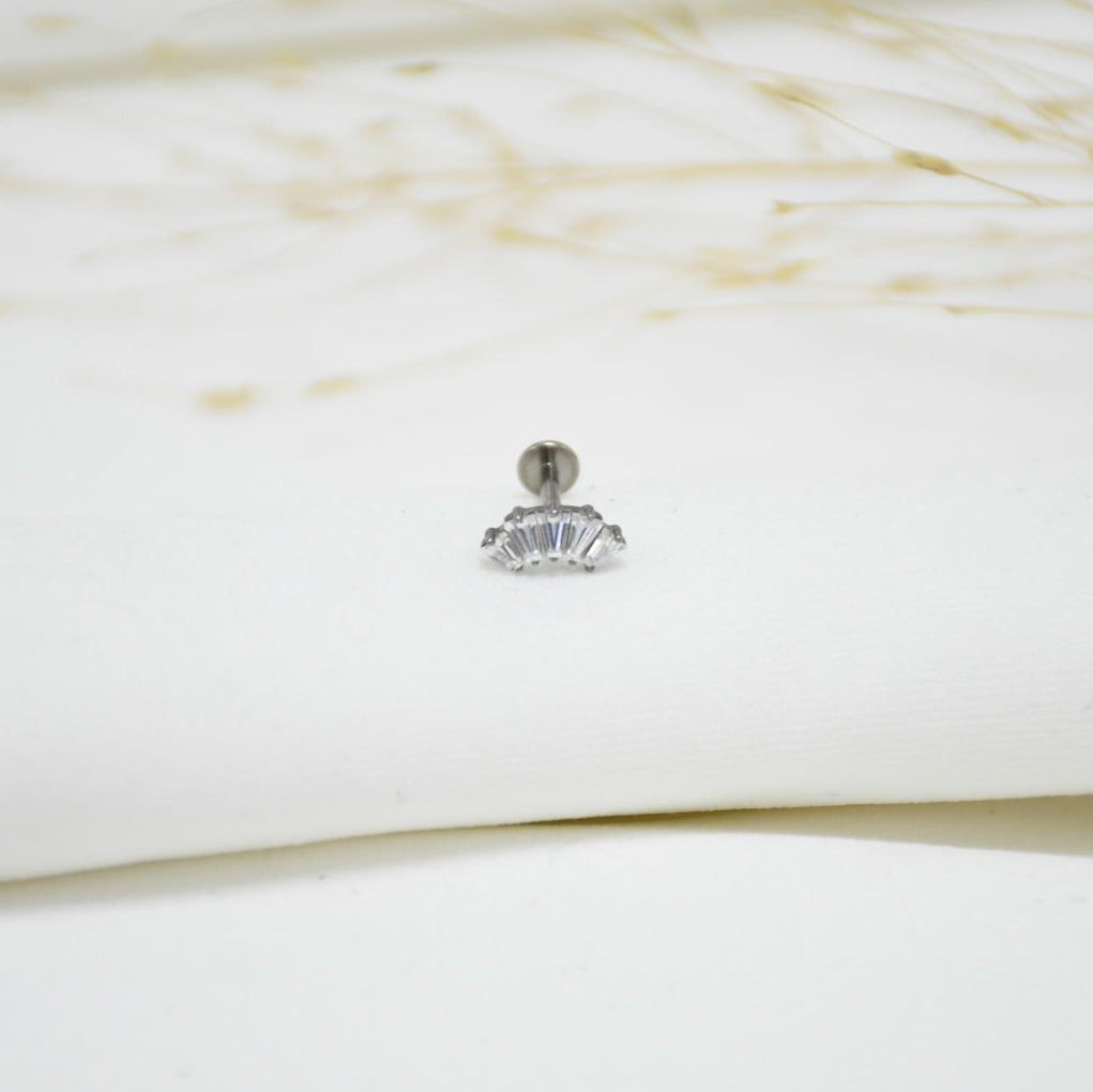 PIERCING DE TITANIO SILVER YULISSA
