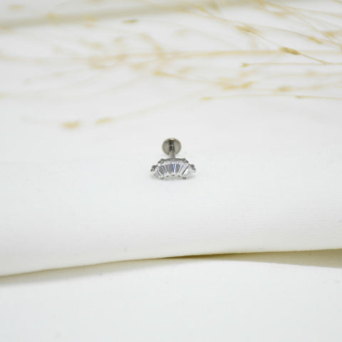 PIERCING DE TITANIO SILVER YULISSA