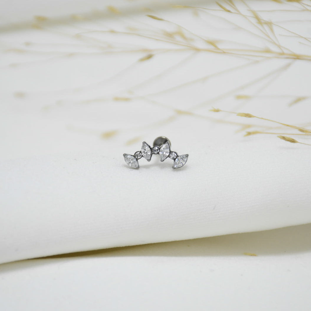 PIERCING DE TITANIO SILVER SERENA