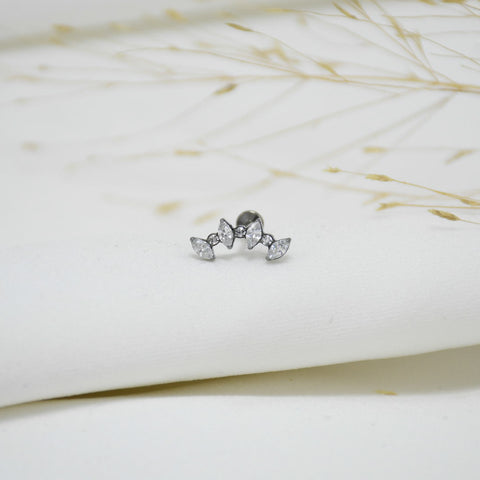 PIERCING DE TITANIO SILVER SERENA