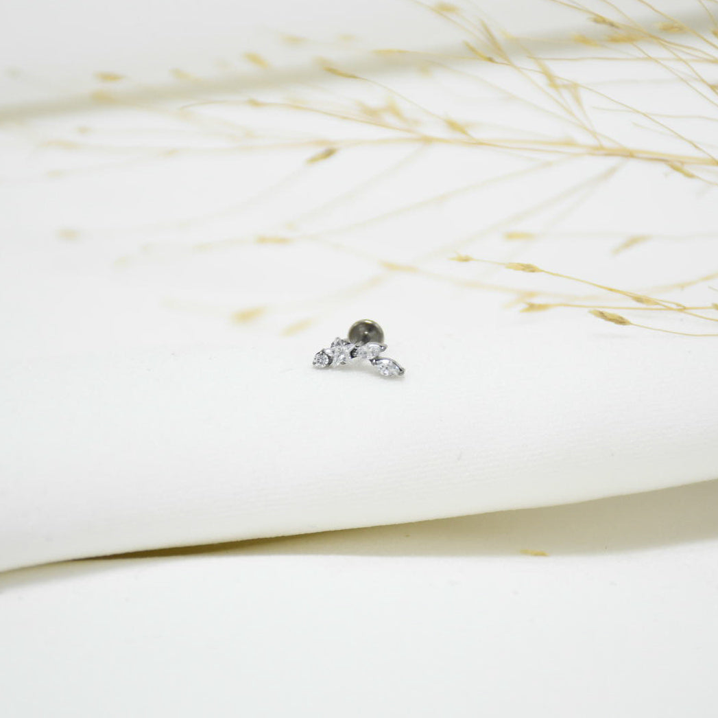 PIERCING DE TITANIO SILVER REBECCA