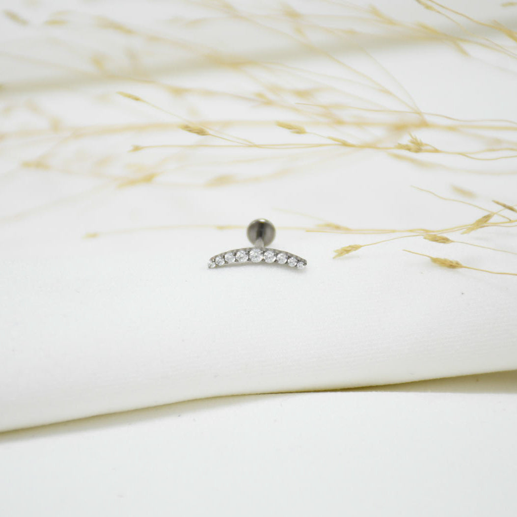 PIERCING DE TITANIO SILVER PETRA