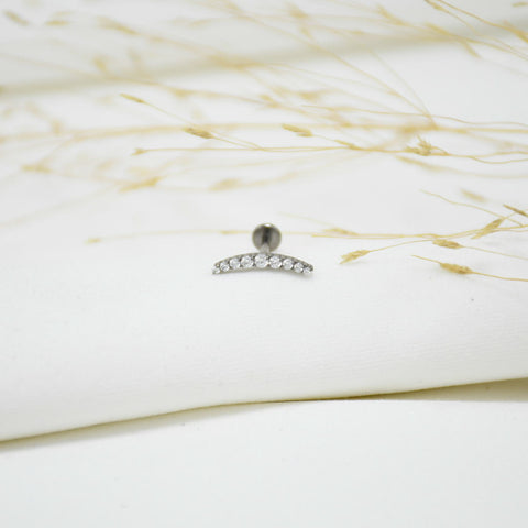 PIERCING DE TITANIO SILVER PETRA