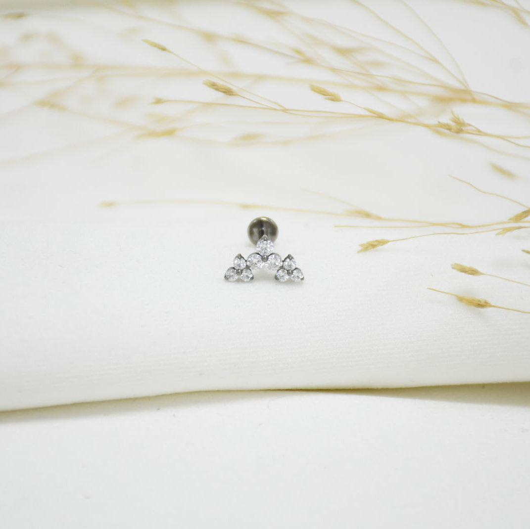 PIERCING DE TITANIO SILVER TIFFANY