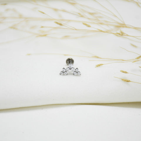 PIERCING DE TITANIO SILVER TIFFANY