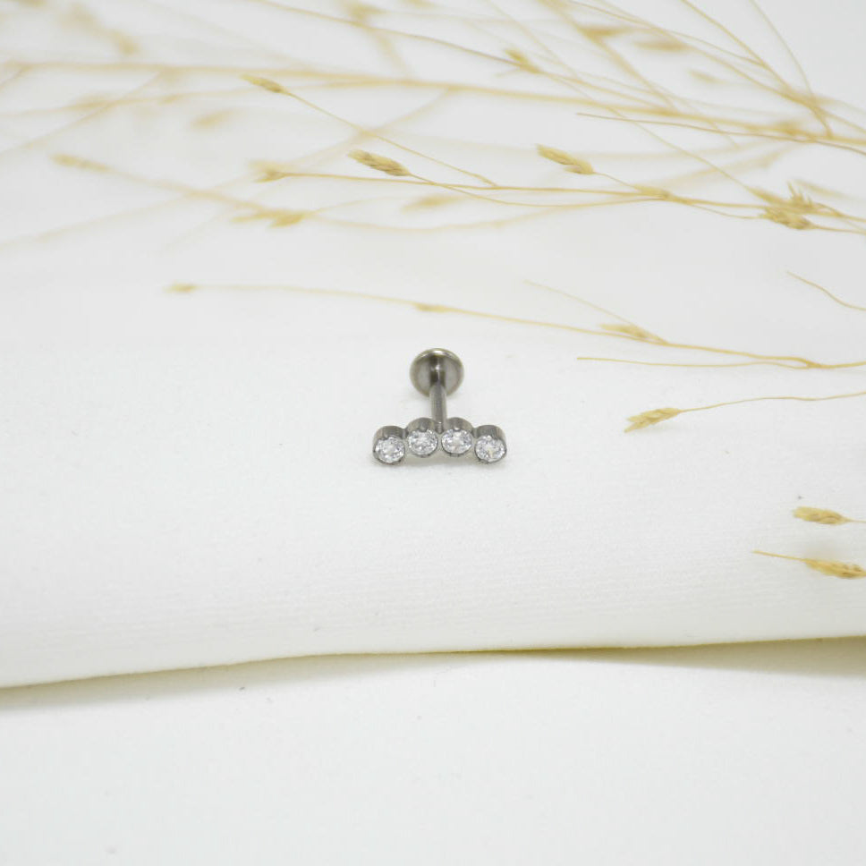 PIERCING DE TITANIO SILVER MIREA
