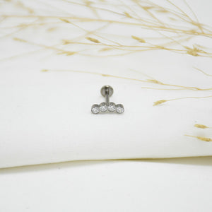 PIERCING DE TITANIO SILVER MIREA