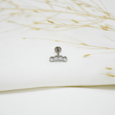PIERCING DE TITANIO SILVER MIREA