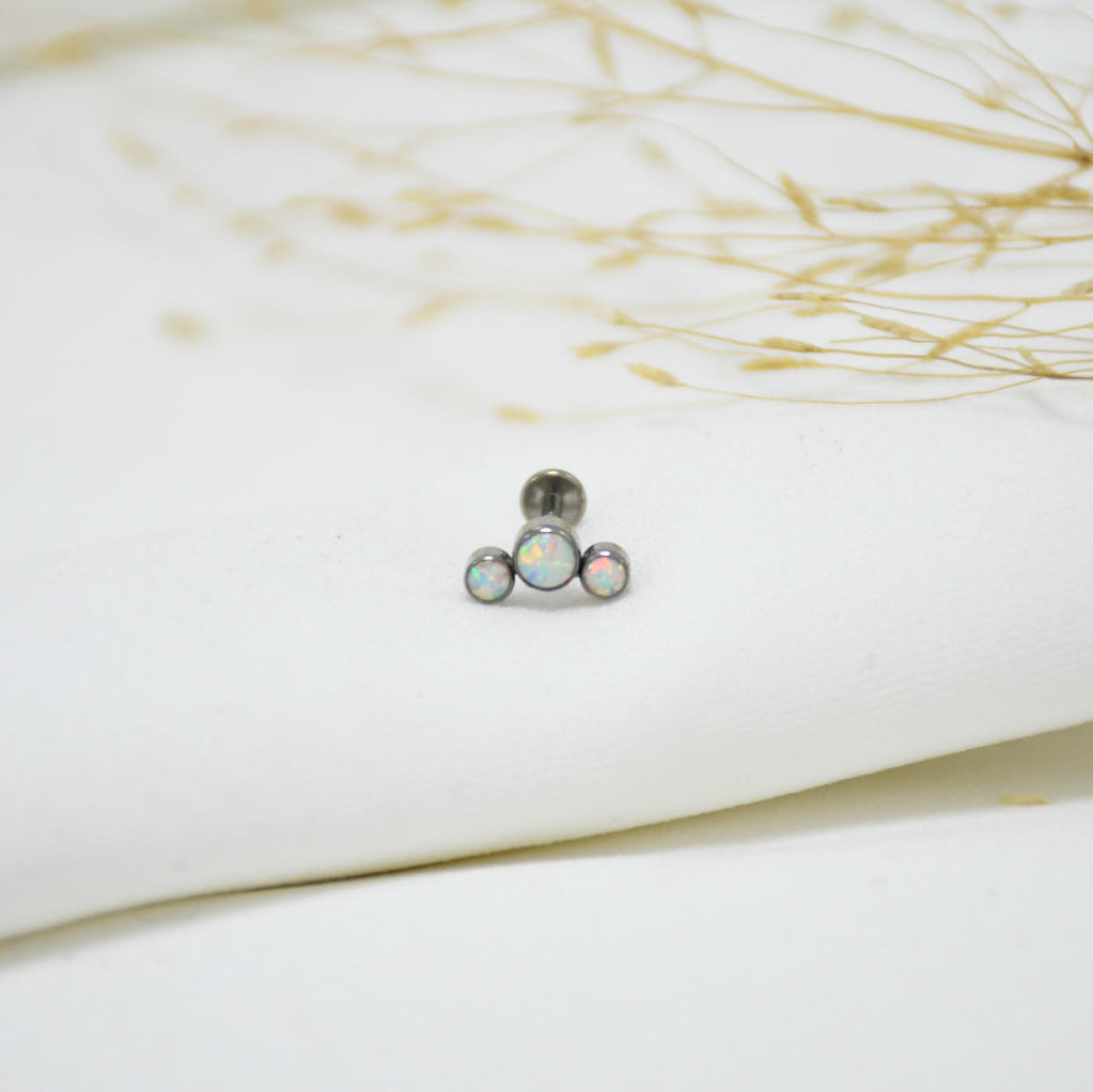 PIERCING DE TITANIO SILVER AURA