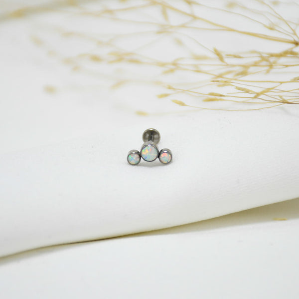 PIERCING DE TITANIO SILVER AURA