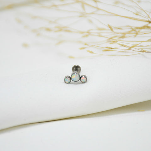 PIERCING DE TITANIO SILVER AURA