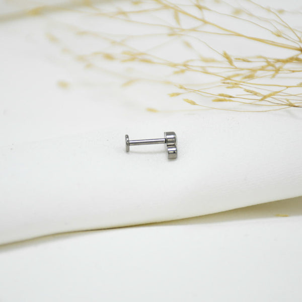 PIERCING DE TITANIO SILVER AURA