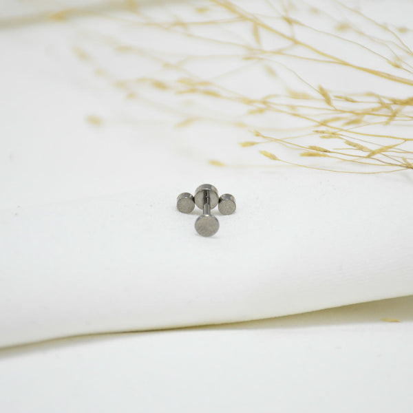 PIERCING DE TITANIO SILVER AURA