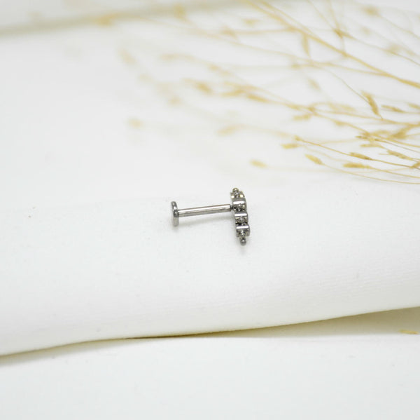 PIERCING DE TITANIO SILVER TATI