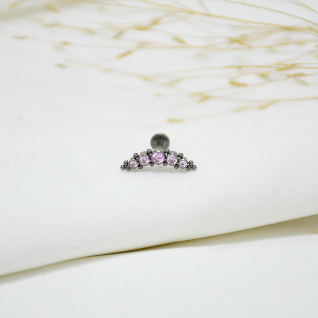 PIERCING DE TITANIO SILVER SAMANTA