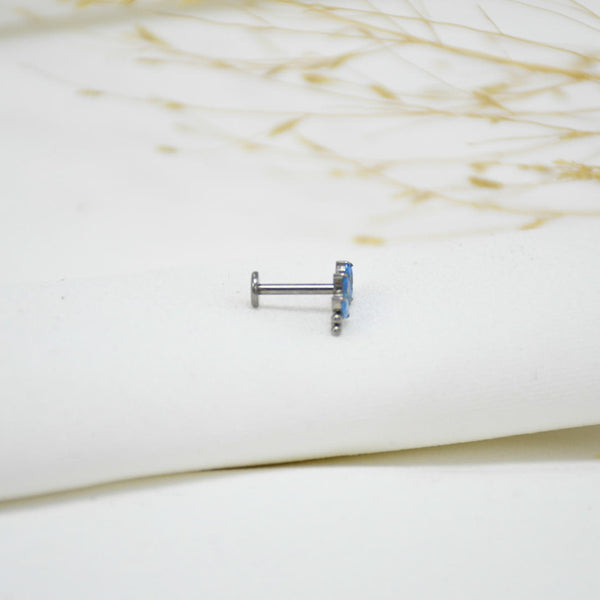 PIERCING DE TITANIO SILVER FARELA
