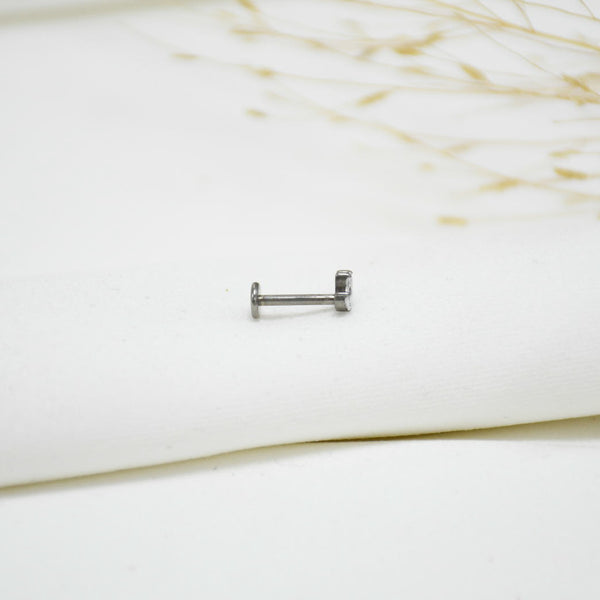 PIERCING DE TITANIO SILVER VERONA