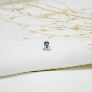 PIERCING DE TITANIO SILVER LALI