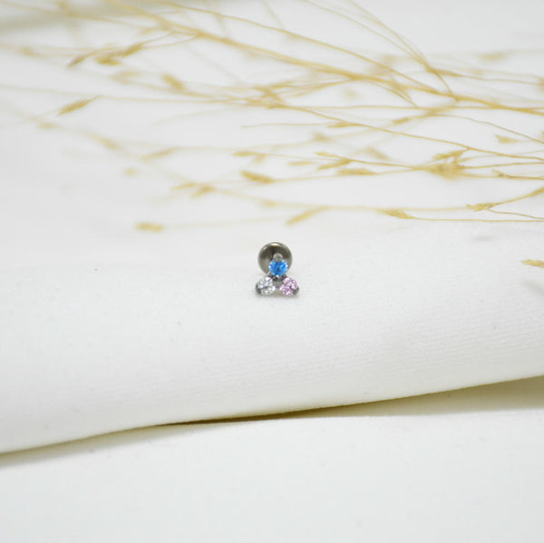 PIERCING DE TITANIO SILVER LALI