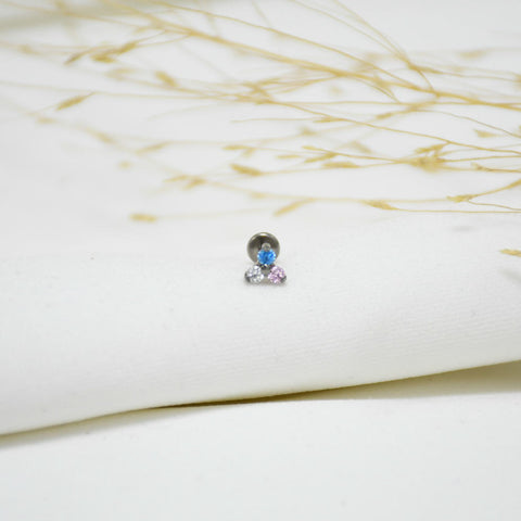 PIERCING DE TITANIO SILVER LALI